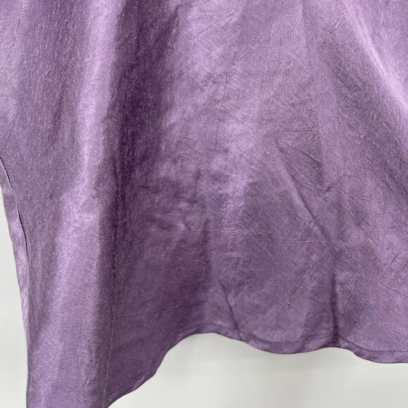 Inner Self Satin Lace Slip Top Purple Satin Women’s S Vintage 90s - Picture 6 of 7